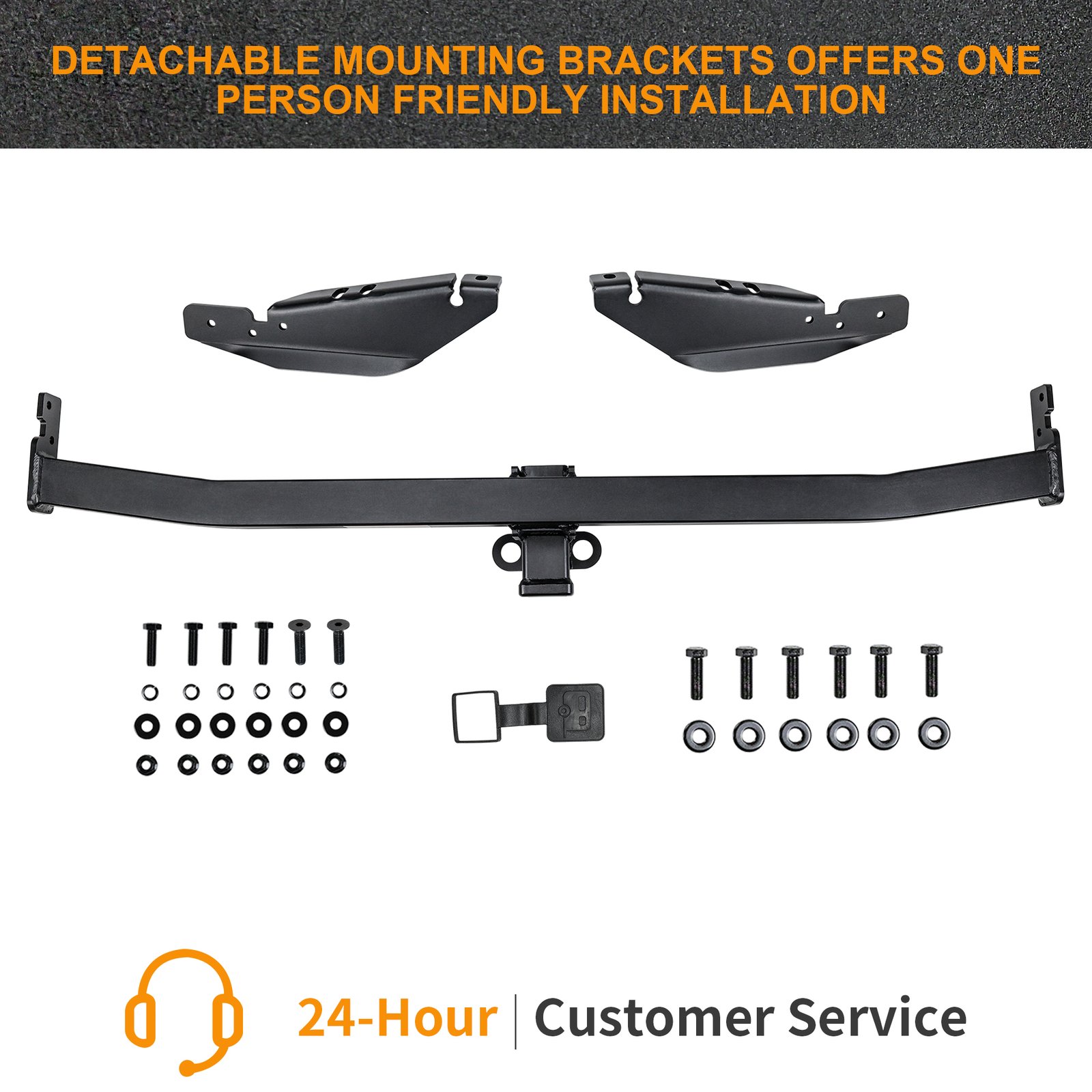 HASUR Class 3 Trailer Hitch Receiver for 2011-2020 Toyota Sienna, 2 Inch Receiver Custom Fit Tow Hitch with 3,500 lbs Towing Capacity #63074 - Image 2