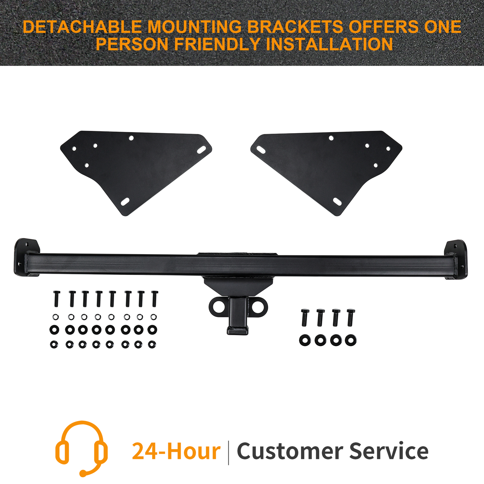 HASUR Class 2 Trailer Hitch Receiver for 2019-2025 Toyota RAV4, 1-1/4 Inch Receiver Custom Fit Tow Hitch with 3,500 lbs Towing Capacity #62076 - Image 2