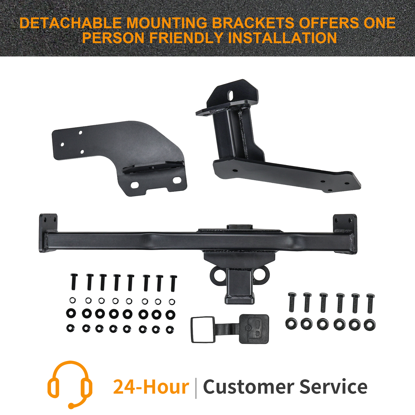 HASUR Class 3 Trailer Hitch Receiver for 2022-2027 Hyundai Santa Cruz, 2 Inch Receiver Custom Fit Tow Hitch with 5,000 lbs Towing Capacity #63078 - Image 2
